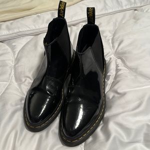 Dr. Martens Patent pointed toe Chelsea boots- 8